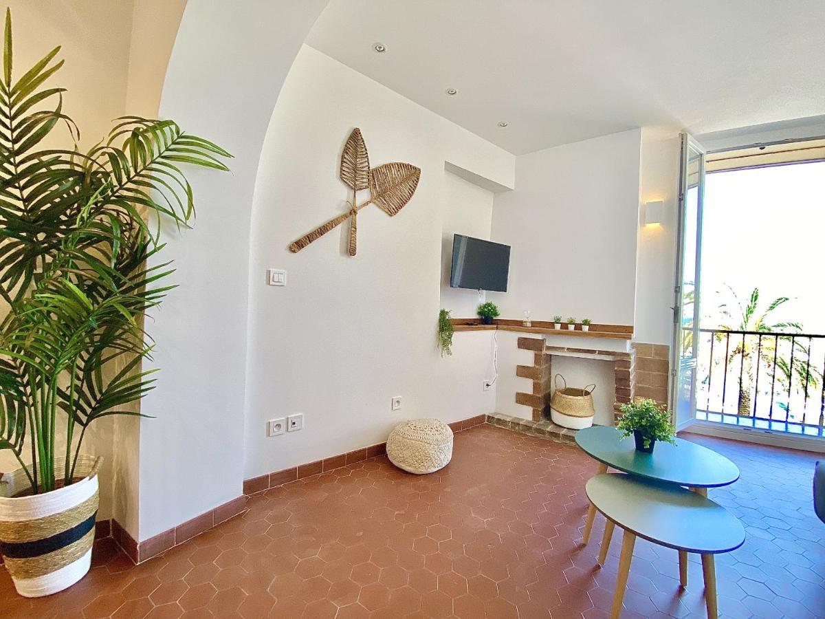 Sablettes Beach-plage-vue Mer-centre Menton