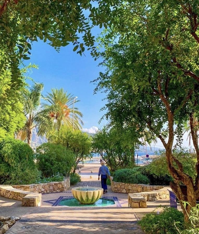 Sablettes Beach-plage-vue Mer-centre * Menton
